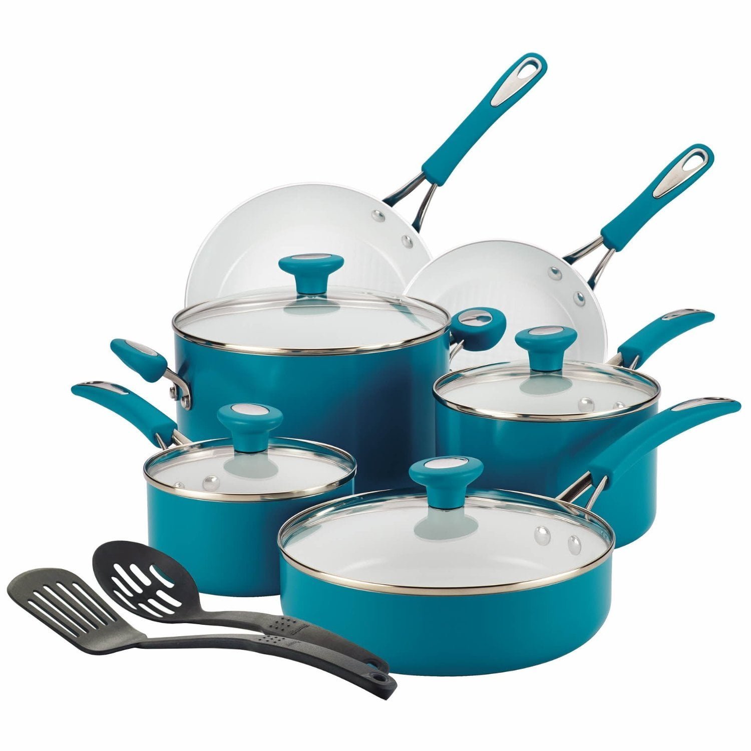 SilverStone Ceramic CXi Nonstick 12 Piece Cookware Set