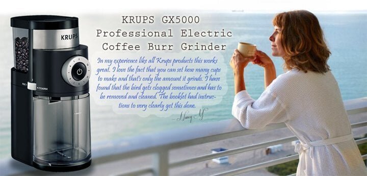 KRUPS GX5000 Professional Coffee Burr Grinder