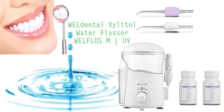 WELdental Xylitol Water Flosser WELFLOS M UV WELdental Xylitol Water Flosser WELFLOS M UV