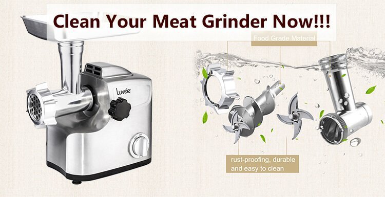 Clean a meat grinder