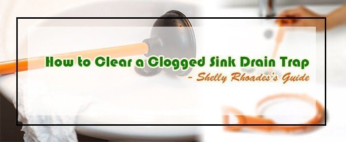 How to Clear a Clogged Sink Drain Trap r