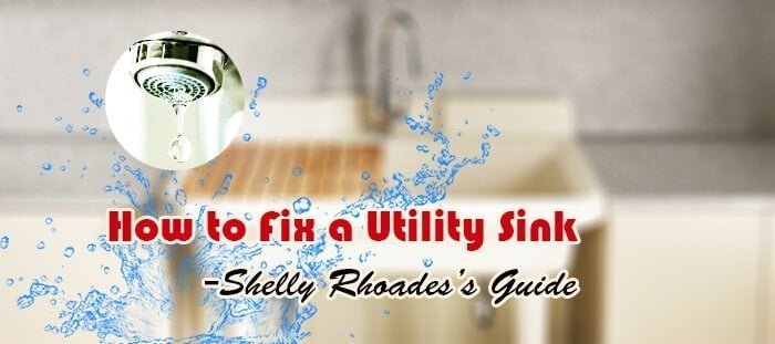 How to fix a utility sink r