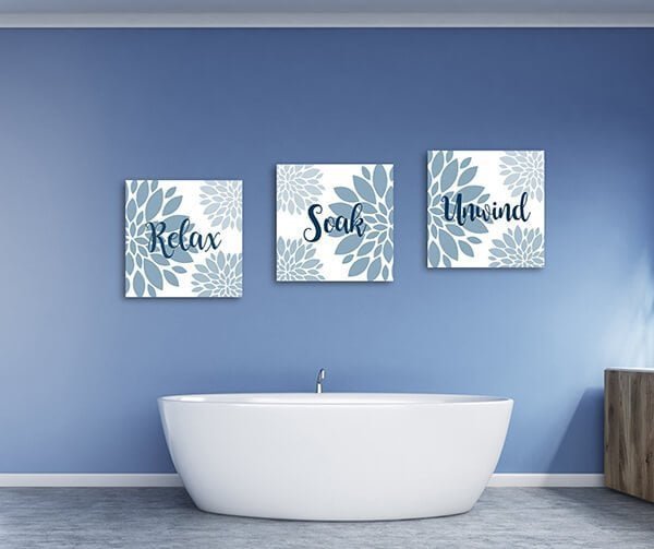 Add Wall Art- DIY Bathroom Update Add Wall Art DIY Bathroom Update