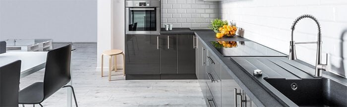Fapully Contemporary Pull Down Kitchen Faucet