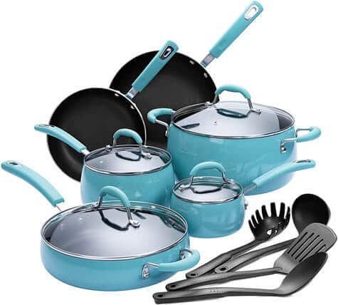 Finnhomy Hard Porcelain Ceramic Cookware Set
