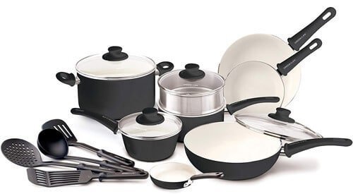 GreenLife CC001021-001 Ceramic Cookware Set