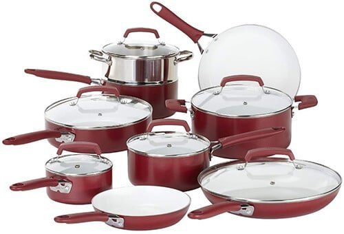 WearEver 2100087606 Ceramic Cookware Set