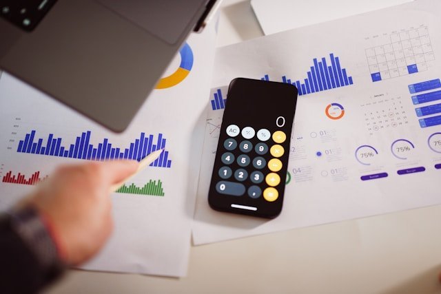 Person budgeting 